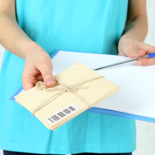 ABC PACK & SUPPLY Thermal Transfer Labels 3 x 1 Inch, White Matte Shipping Labels, 3" Core, Perforated, 5400 Labels per Roll, 4 Rolls, Permanent Adhesive, Industrial Printer Compatible - style: 3" x 1" / 21600 Pack
