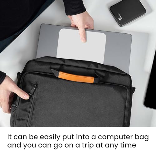 Small Mouse Pad 6 x 8 Inch, Horizontal and Vertical Flexible use. Great for Traveling, Wireless laptops, Keyboard Trays, Offices, etc. (Grey) - color: Grey