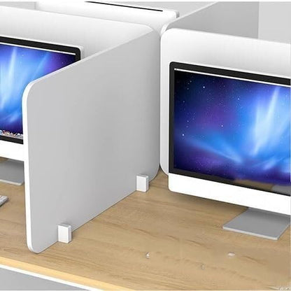 Desk 2-Pack, Noise & Visual Disturbance Reduction, Partition Wall for Home Office, White, 40x40cm, Divider Enhanced Focus Productivity - color: Bianco, size: 40X40CM
