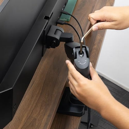 Desky Heavy Duty Ultrawide Monitor Arm Space Grey - color: Space Grey