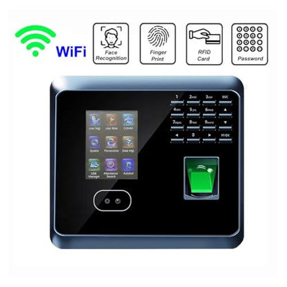 WiFi Biometric Face Attendance System Fingerprint Employee Time Attendace Management Electronic Device
