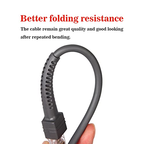 Barcode Scanner Cable RJ45 to RS232 Straight Cable for Symbol Zebra DS3578 DS9808 DS9808 DS6608 DS4208 (3M / 9FT Flatted RS232 Port) - size: 3M / 9FT Flatted RS232 Port