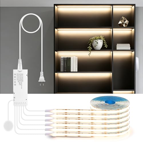 12V Under Cabinet Lighting Kit 3.3Ft 6-in-1 Self-Adhesive - color: Neutral White, size: 3.3Ft