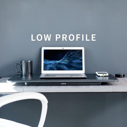 VIVO Black 32 in Single Top Standing Desk Converter, DESK-V032J - color: Black, size: 32"
