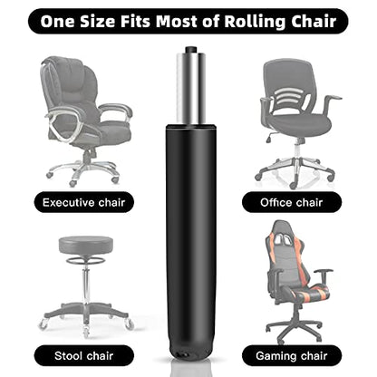 Heavy Duty Gas Lift Hydraulic/Pneumatic Piston for Office Chair,Desk Chair Base Replacement Reinforced Metal Leg