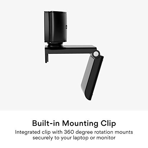MEE Audio C6A 1080p HD Webcam with Microphone, Autofocus, Low Light Correction, 360° Rotation; USB Streaming Web Camera for Video Calling via Zoom/Hangouts/Skype on Computer PC Mac Laptop Desktop - style: 1080p