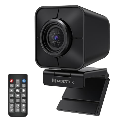 4K Webcam for PC, PDAF Streaming Camera with Dual Noise-reducing Mics, Fast Auto Focus, Auto Light Correction, 5x Zoom, 8MP USB Webcam with Privacy Cover, Plug and Play, for Switch 2/ Zoom/Teams/Meet