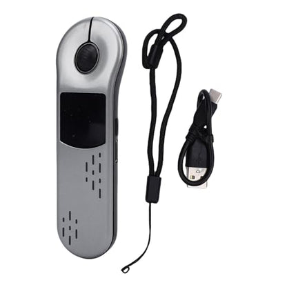 ciciglow Air Mouse, Rechargeable Wireless Presenter, 2.4G Bluetooth Presentation Clicker Mouse with Touchpad, Wireless Presenter Remote for PC Laptop PPT Pointer Camera (Grey) - color: Grey