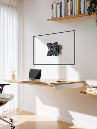 USX MOUNT Small TV Wall Mount Monitor Bracket | RV TV Mount | with Swivel and Tilt VESA Wall Mount for 10-26 27 32 inch LED OLED TVs and Monitors - VESA Size Up to 100x100mm and 22lb Capacity-XMS002 - size: 13-26 inch