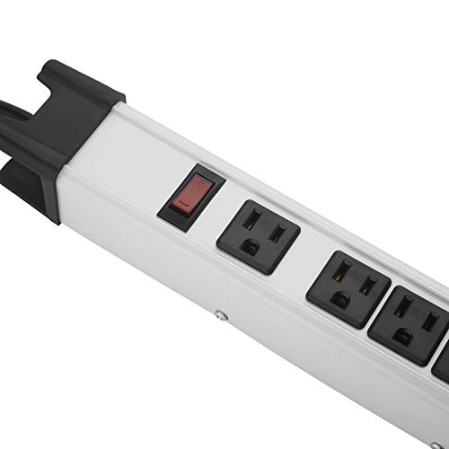 CCCEI Heavy Duty Surge Protector Power Strip. Grey, 4ft, 1. - color: Grey, size: 4ft