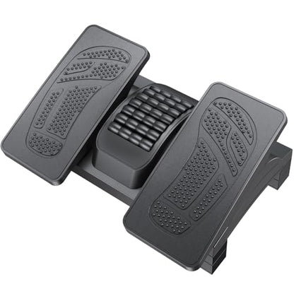 HUANUO Adjustable Foot Rest Under Desk with Massage Texture and Roller