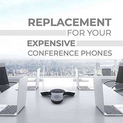 Conference Speaker and Microphone, 360° Voice Pickup, Noise Reduction - size: 3 Pack