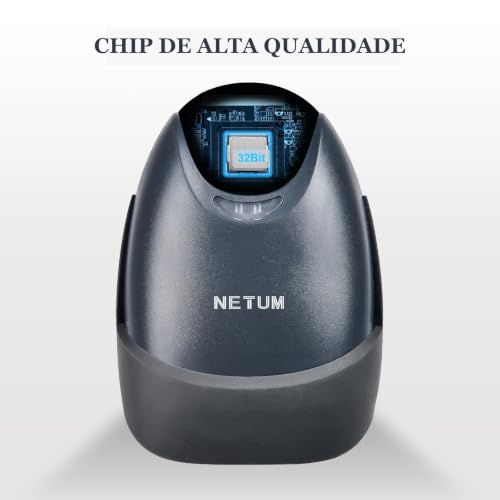 NETUM 2D Barcode Scanner with Stand, Wired QR Code Reader - M5S | Plug and Play, Automatic Imager Barcode Reader, Handheld Scanner Gun with USB Cable for Laptops, Computers, Cashier, POS - size: 2D -M5S