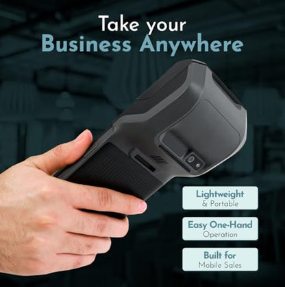 H10 Handheld POS Terminal, Android 13, 5.5 Inch, 58mm Printer - color: Basic