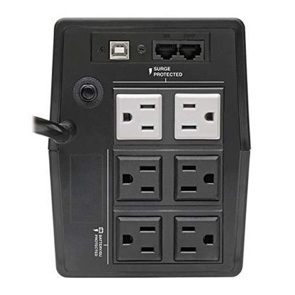 Eaton Tripp Lite OMNI700LCDT 700VA UPS 350W Battery Backup Surge Protector - size: 700VA, style: Standard