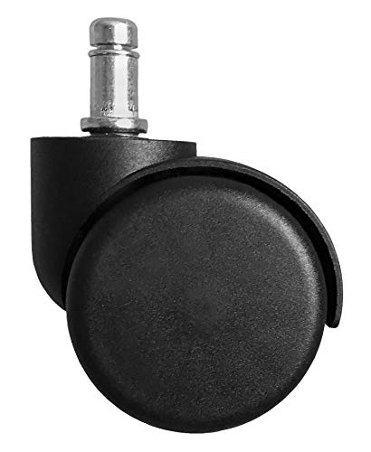 Heavy Duty Office Chair Casters - 500lbs Capacity - Set of 5 - S5490-5