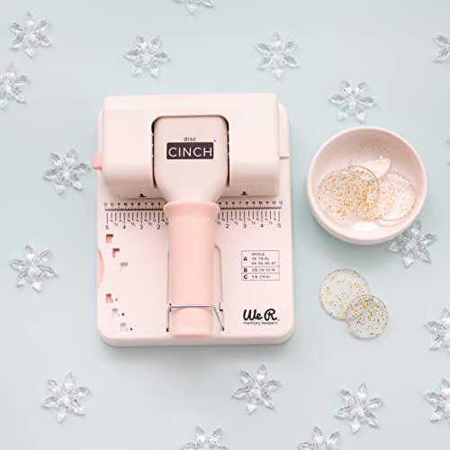 We R Disc Cinch Book Binding Tool-White/Pink - style: Disc Cinch