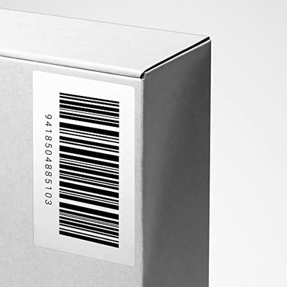 Hybsk 2.25x1.25 inch Direct Thermal Labels for Barcodes, Address, Compatible with Rollo Label Printer & Zebra Desktop Printers (2.25"x1.25",2 Rolls White) - color: 2 Rolls White, size: 2.25"x1.25"
