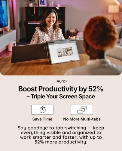 Triple Go 18.5" Max | Portable Monitor Extender - size: 3x 18.5" Full HD