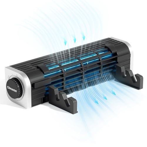 3-Speed Cross-Flow Laptop Cooler & Stand, USB Desk Fan for Overheating