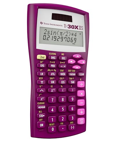 Texas Instruments TI-30XIIS Scientific Calculator, Raspberry Small - color: Raspberry