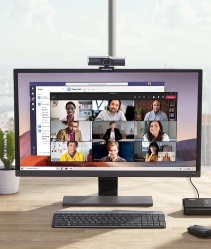 AVerMedia PW515 4K Ultra HD Business Webcam with Microphone for PC/Desktop/Laptop/Mac, with AI Auto Framing for Streaming, Meeting, Video Calls, Sony Sensor, Works with Teams, Zoom, Google Meet, OBS - style: PW515 - 4K30 autofocus