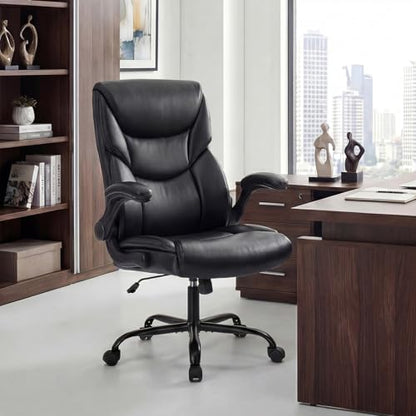 Executive Office Chair, PU Leather, Adjustable Height
