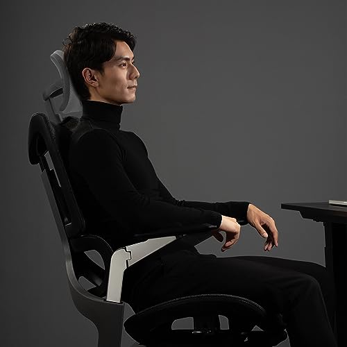 Veemoon Ergonomic Desk Chair Chair Headrest Attachment Head Support Cushion Elastic Sponge Head Pillow Adjustable Height Angle Upholstered for Executive