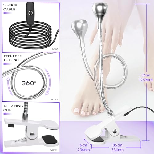UV Nail Lamp - UV Light for Gel Nails, Flash Cure Lamp - color: Silver