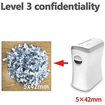 Professional Grade High Security 5-Sheet Micro-Cut Paper Credit Card Shredder, 5 Minutes Continuous Run time