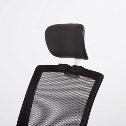 Premium Office Chair Headrest Attachment,Home Ergonomic Elastic Sponge Desk Chair Head Pillow Adjustable Height Angle,Universal (Black-White) - color: Black-white