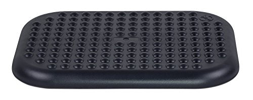 Mount-It Foot Rest Under Desk, 18 x 13 in Adjustable Ergonomic Footrest | 3 Tilt Angles Up to 30 Degrees, Non Slip Foot Stool at Work, Massage Surface, Durable Plastic, Home or Office, Black