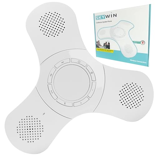 Conference Speaker and Microphone, 360° Voice Pickup, Noise Reduction - size: 1 Pack (White)
