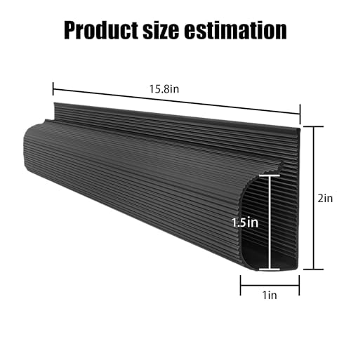 Cable Management Under Desk - 6 Pack 40CM Cord Organizer, Self-Adhesive Cable Organizer & Cord Hider, Wire Organizer for Desk