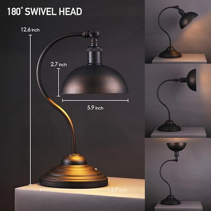 O'Bright Bankers - Cordless LED Table Lamp (Oil Rubbed Bronze) - color: Oil-Rubbed Bronze