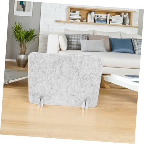 Desk Divider Panels 40x30cm 2pcs Silver Gray Felt Barrier for Desk Privacy and Noise Reduction for Office and Classroom Use