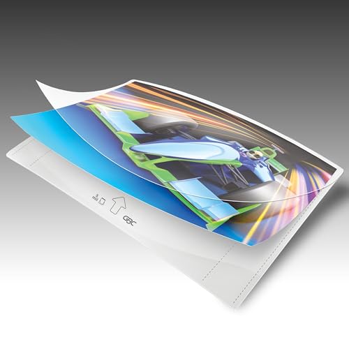 GBC Laminating Sheets, Thermal Laminator Pouches for 12" Laminators, 5 Mil, Fits Letter Size Paper 11.5 x 9 Inch, EZUse Speed, 100 Count (WSM305100EZS) - size: 100 Count (Pack of 1), style: EZUse Speed
