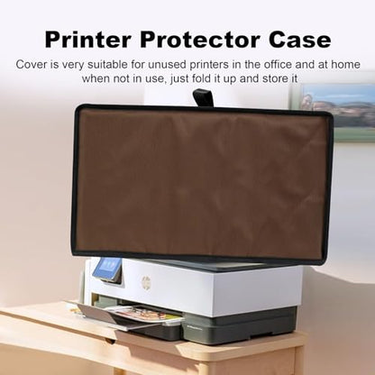 Printer Dust Cover for HP OfficeJet Pro 8125e / Pro 9125e Printers - color: Brown
