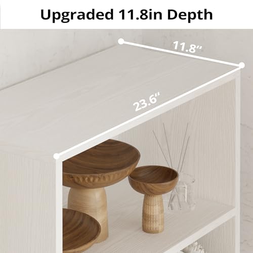 IRONCK Industrial Bookshelves and Bookcases with Doors and Shelves - color: Industrial White