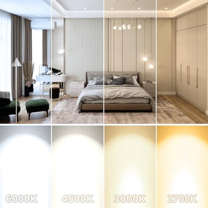 2 Inch LED Downlight, Recessed Lighting Dimmable Ceiling Light, 3W, 3000K Warm White, CRI80 with LED Driver(35W Halogen Equivalent), 1 Pack - color: Warm White, size: White/1 Pack