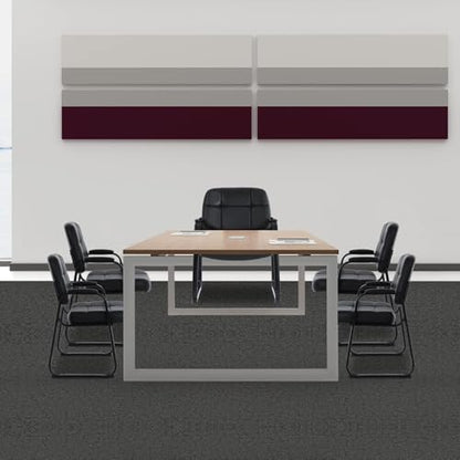 CLATINA Big Tall 400 lbs Waiting Room Chairs with Padded Arms Leather Guest Chair no Wheels for Office Reception Lobby and Conference Desk with Sled Base, Black, 6PK - color: Black-sledbase, size: 6PK