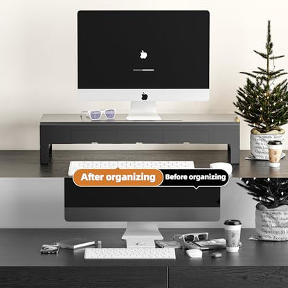 Computer monitor stand (Basic Version, 700mm Drawer) - color: Basic Version, size: 700mm Drawer