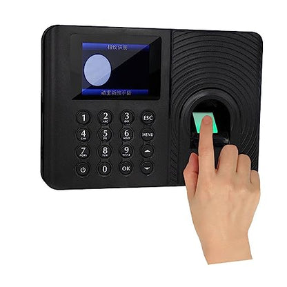 Time Clocks Biometric Fingerprint Attendance Machine USB Fingerprint Password Attendance System Time Clock Employee Checking-in Recorder,