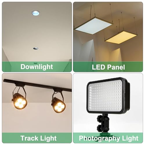4 Pieces 11.8" x 7.8" x 0.04" LED Light Diffuser Board Sheets, to Soften, Diffuse, Reduce Harsh Glare from Ceiling Drop Lights, Flat Panel Lights, Spotlights for Office, Classroom, Warehouse - size: 11.8" x 7.8" x 0.04"