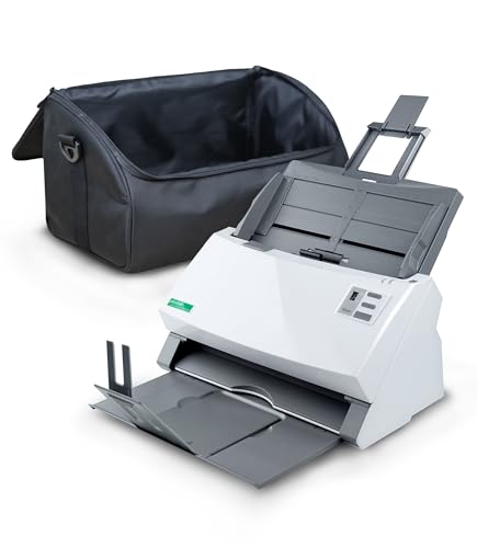 Plustek Duplex Color Document Scanner PS3140U + Carry Bag