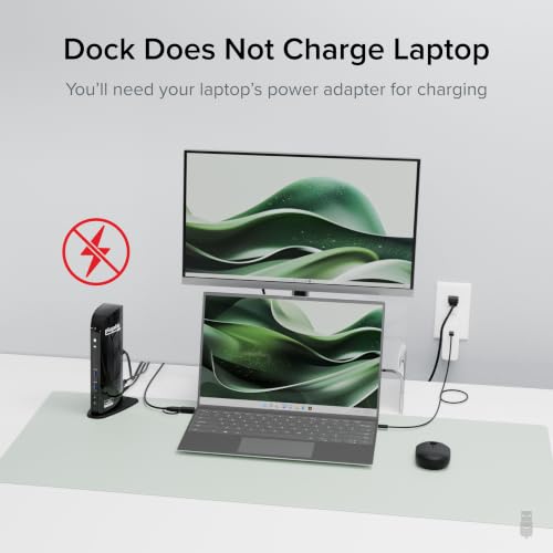 Plugable USB 3.0 Universal Laptop Docking Station, Dual HDMI Monitor