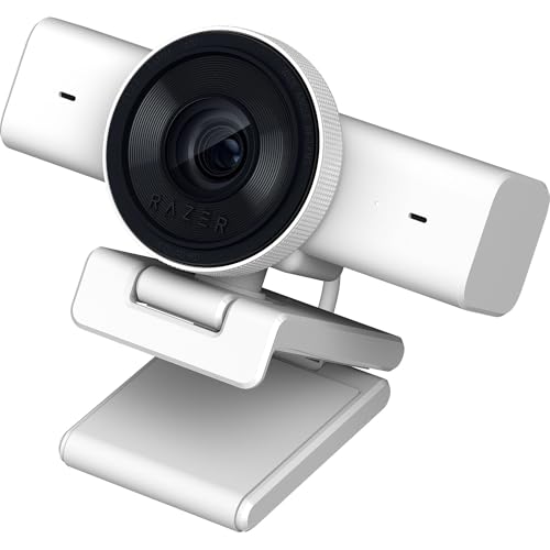 Razer Kiyo V2 X Webcam for Streaming and Meetings, 1440p 60 FPS, White - color: White