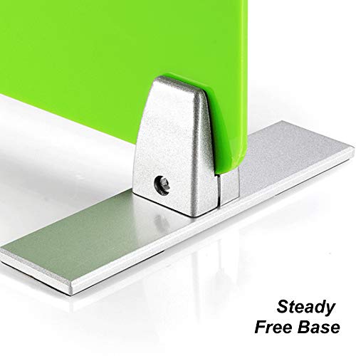 Sneeze Guard Clamp Bracket 4 Pcs Shield Base for Countertops, Heavy Duty Aluminum Partition Stand for Clear Acrylic Desktop Reception - color: Table-side-4pcs