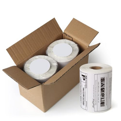 [2 Rolls, 440 Labels] 4”x 6” Postage Thermal Shipping Labels 4x6 Thermal Labels Roll Compatible with Dymo 4XL 1744907 LabelWriter - size: 2 pack