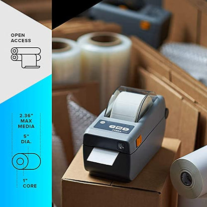 Zebra ZD410 Direct Thermal Label Printer (Renewed) | 2-inch print width, USB connectivity